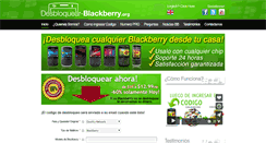 Desktop Screenshot of desbloquear-blackberry.org